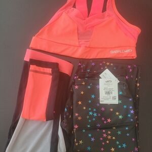3 Pieces Active Wear Set. S - XS